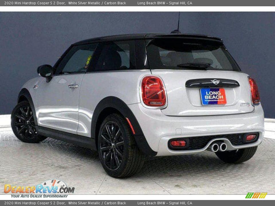 2020 Mini Hardtop Cooper S 2 Door White Silver Metallic / Carbon Black Photo #3