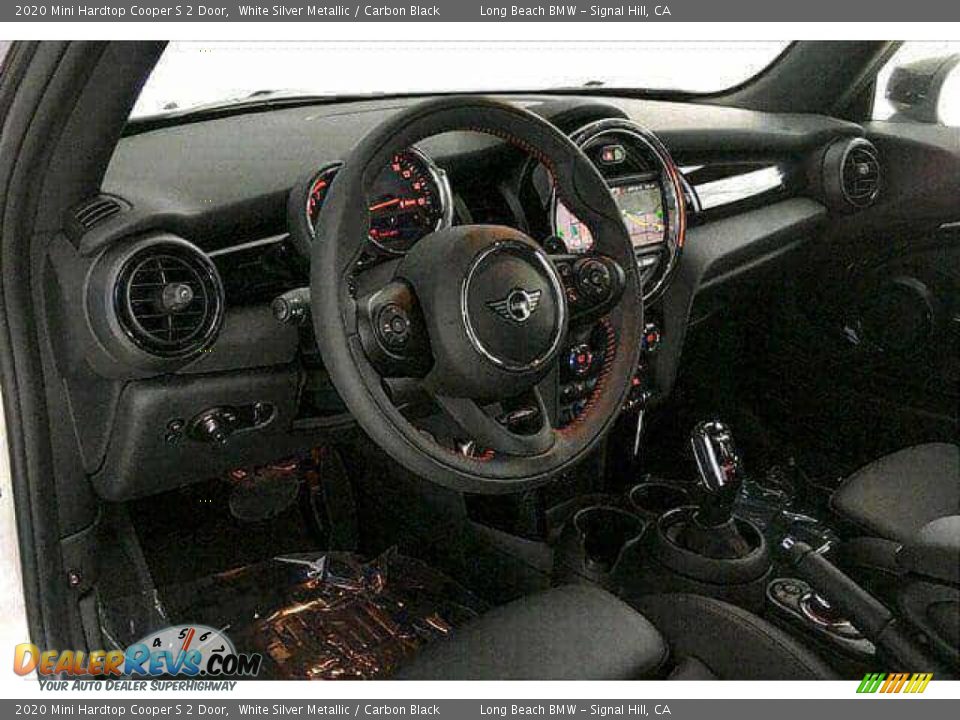 2020 Mini Hardtop Cooper S 2 Door White Silver Metallic / Carbon Black Photo #7