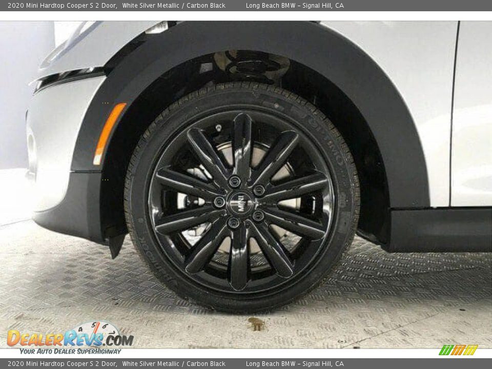 2020 Mini Hardtop Cooper S 2 Door White Silver Metallic / Carbon Black Photo #12