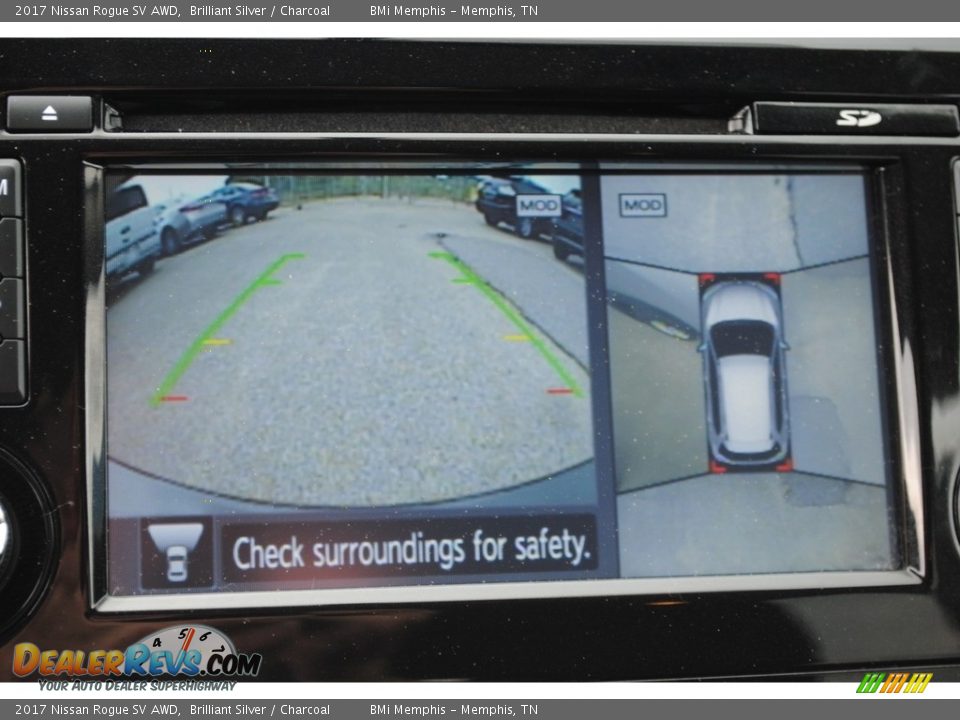 2017 Nissan Rogue SV AWD Brilliant Silver / Charcoal Photo #18