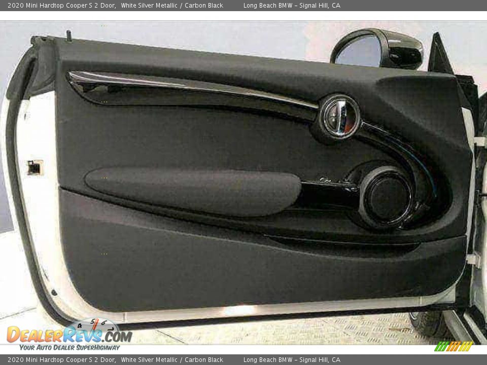 2020 Mini Hardtop Cooper S 2 Door White Silver Metallic / Carbon Black Photo #13