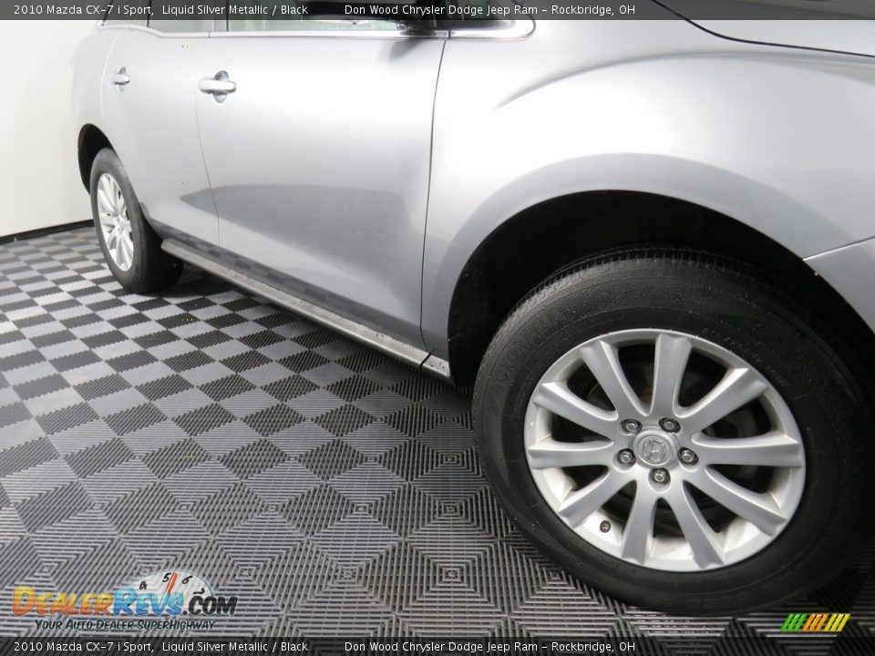 2010 Mazda CX-7 i Sport Liquid Silver Metallic / Black Photo #3