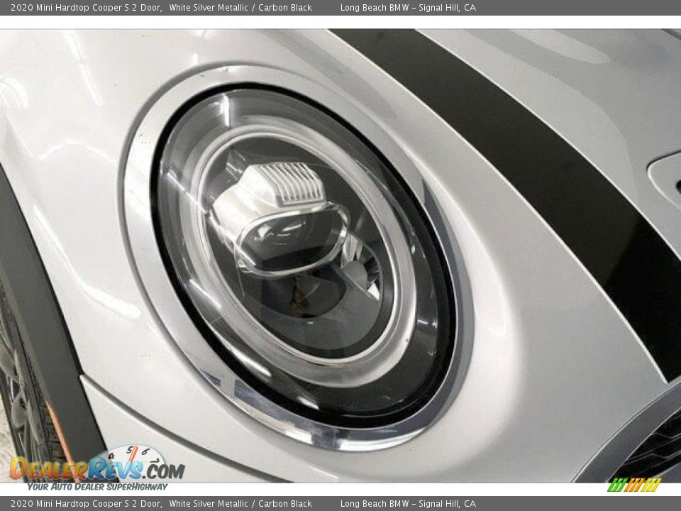 2020 Mini Hardtop Cooper S 2 Door White Silver Metallic / Carbon Black Photo #14