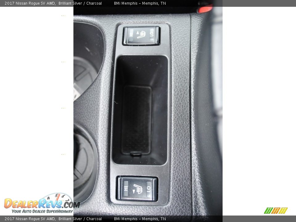 2017 Nissan Rogue SV AWD Brilliant Silver / Charcoal Photo #20