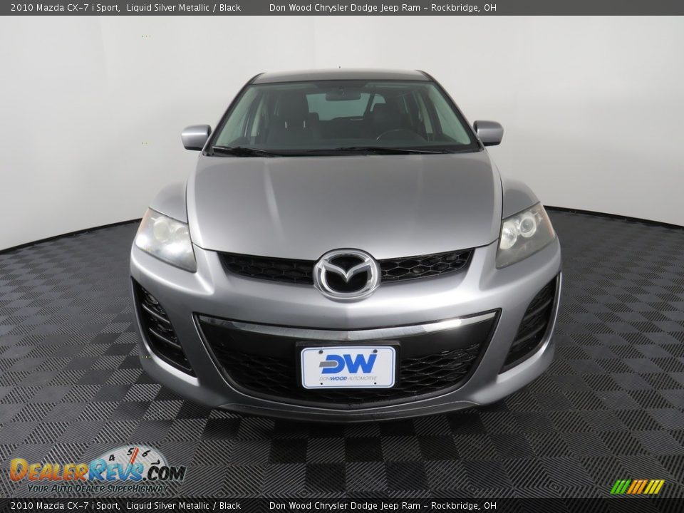 2010 Mazda CX-7 i Sport Liquid Silver Metallic / Black Photo #4