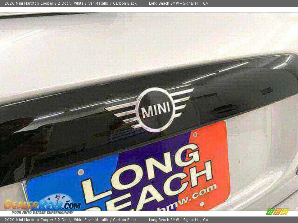 2020 Mini Hardtop Cooper S 2 Door White Silver Metallic / Carbon Black Photo #16
