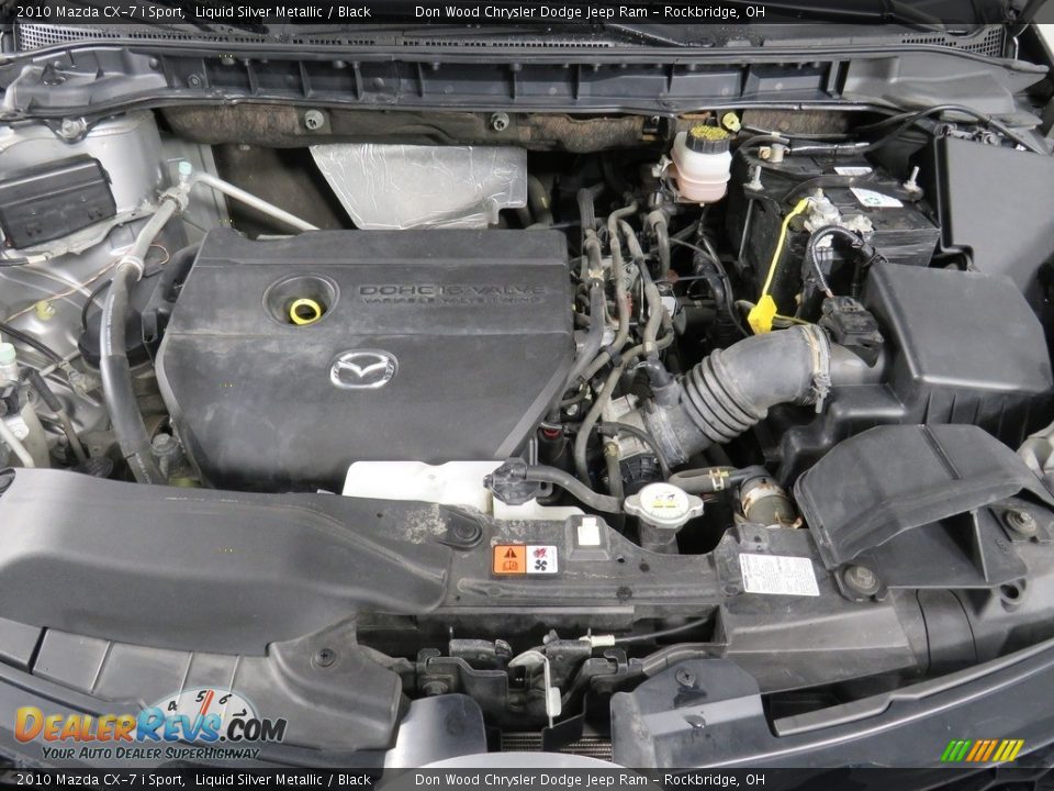 2010 Mazda CX-7 i Sport Liquid Silver Metallic / Black Photo #6