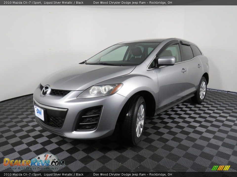 2010 Mazda CX-7 i Sport Liquid Silver Metallic / Black Photo #7