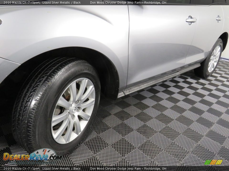 2010 Mazda CX-7 i Sport Liquid Silver Metallic / Black Photo #8