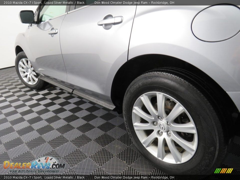 2010 Mazda CX-7 i Sport Liquid Silver Metallic / Black Photo #9