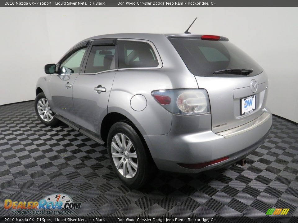 2010 Mazda CX-7 i Sport Liquid Silver Metallic / Black Photo #10