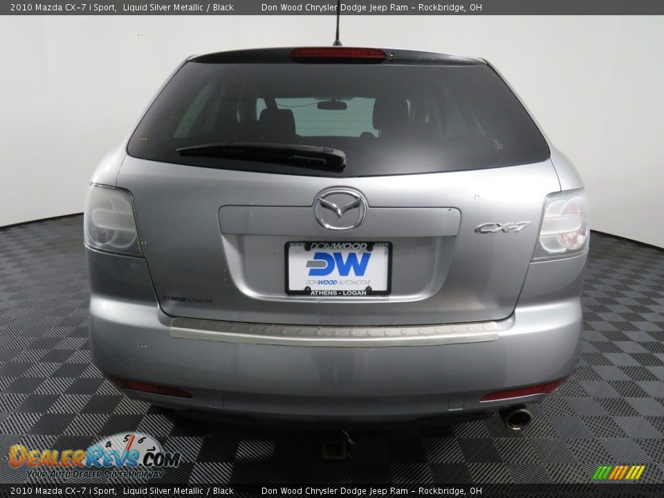 2010 Mazda CX-7 i Sport Liquid Silver Metallic / Black Photo #11