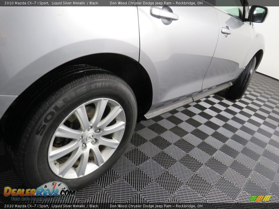 2010 Mazda CX-7 i Sport Liquid Silver Metallic / Black Photo #15