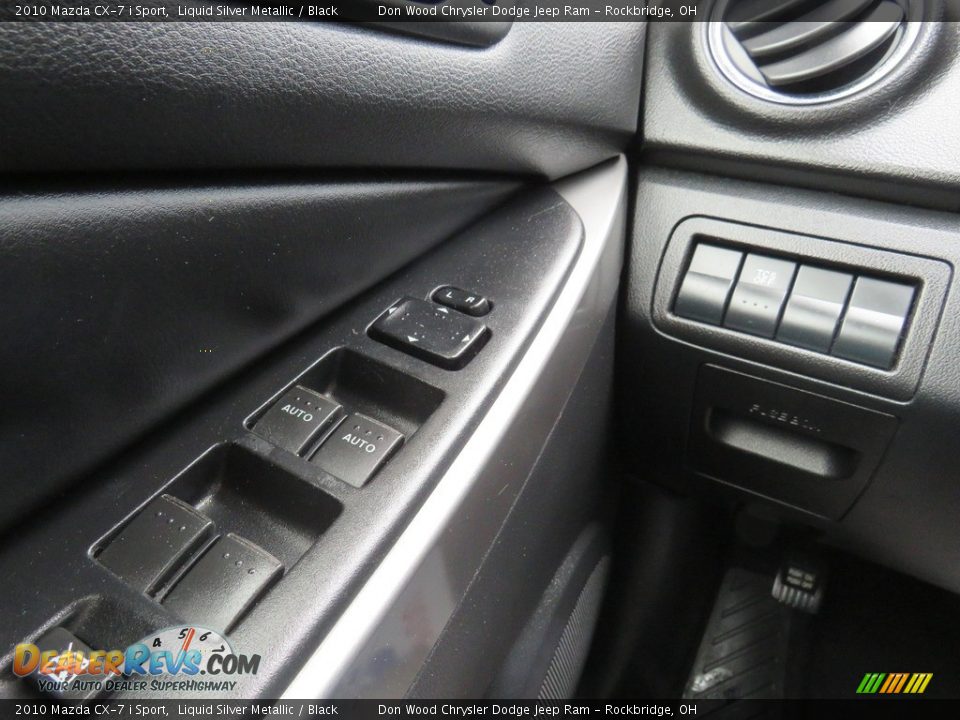 2010 Mazda CX-7 i Sport Liquid Silver Metallic / Black Photo #16