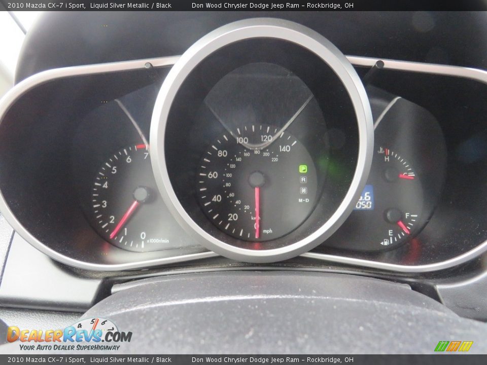 2010 Mazda CX-7 i Sport Liquid Silver Metallic / Black Photo #17