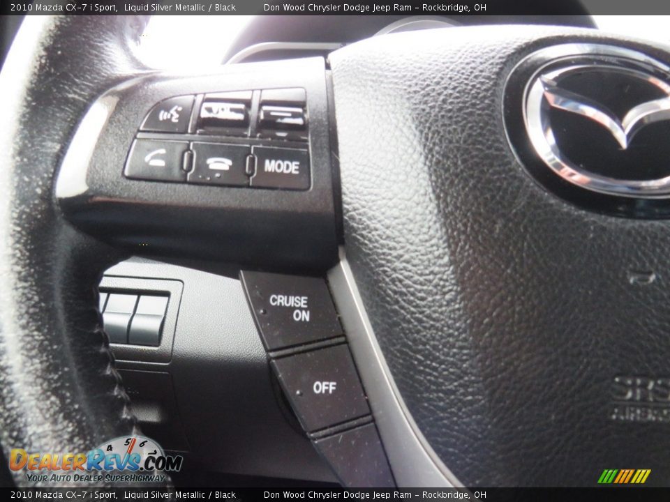 2010 Mazda CX-7 i Sport Liquid Silver Metallic / Black Photo #20
