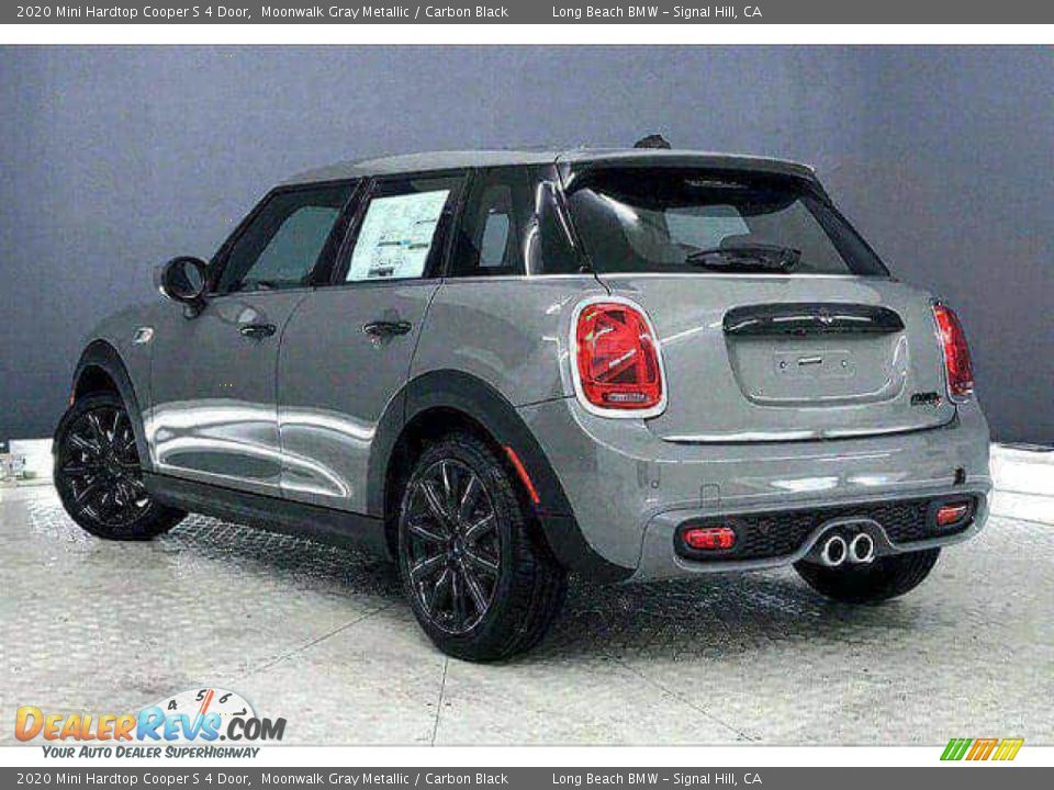 2020 Mini Hardtop Cooper S 4 Door Moonwalk Gray Metallic / Carbon Black Photo #2