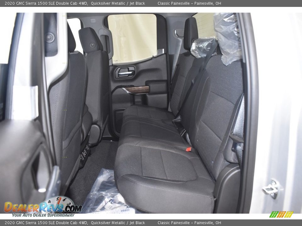 2020 GMC Sierra 1500 SLE Double Cab 4WD Quicksilver Metallic / Jet Black Photo #7