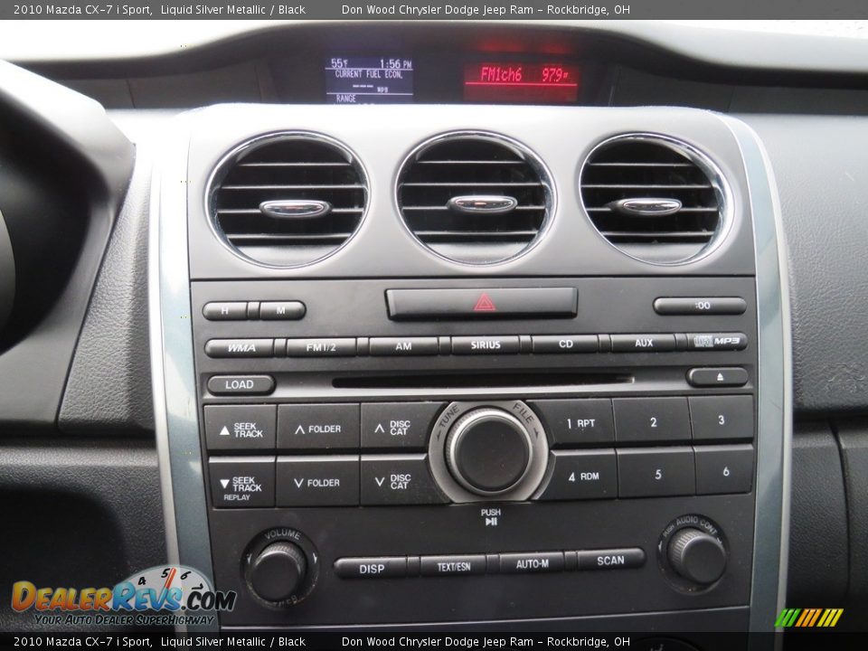 2010 Mazda CX-7 i Sport Liquid Silver Metallic / Black Photo #23