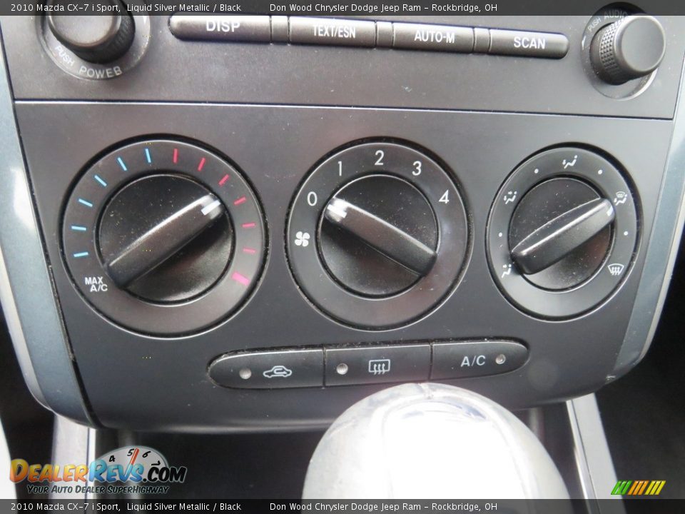 2010 Mazda CX-7 i Sport Liquid Silver Metallic / Black Photo #24