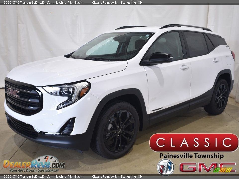 2020 GMC Terrain SLE AWD Summit White / Jet Black Photo #1