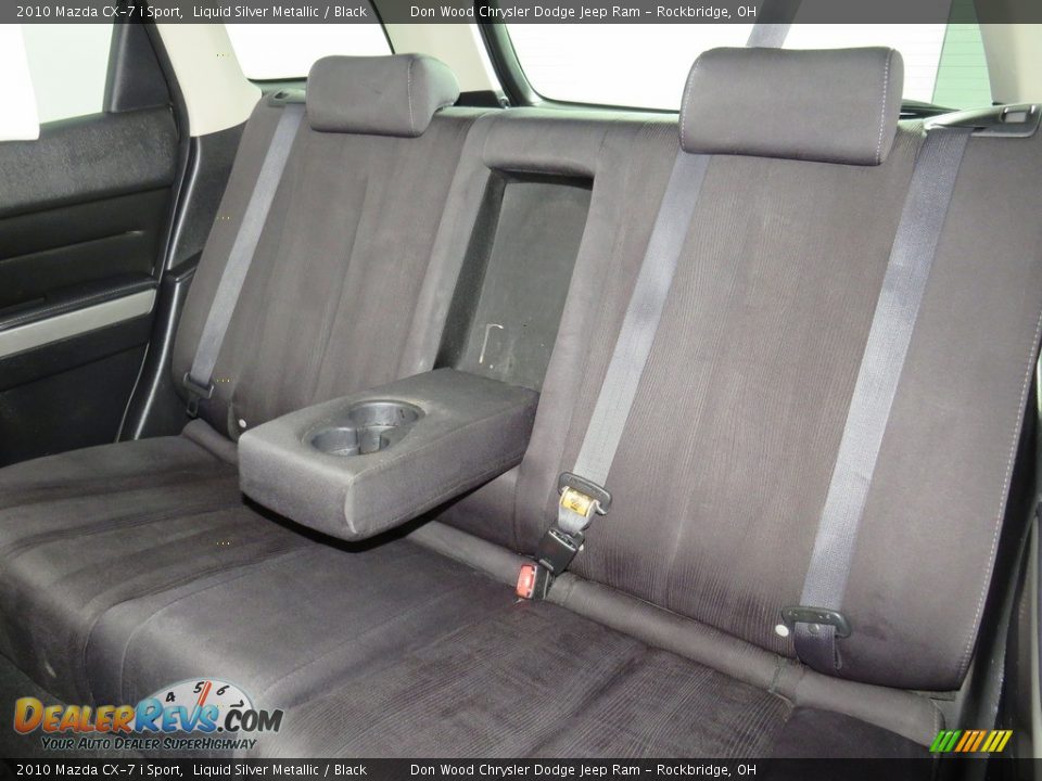 2010 Mazda CX-7 i Sport Liquid Silver Metallic / Black Photo #27