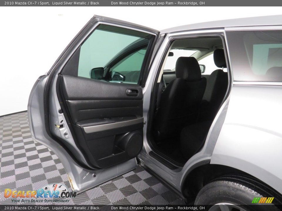 2010 Mazda CX-7 i Sport Liquid Silver Metallic / Black Photo #28