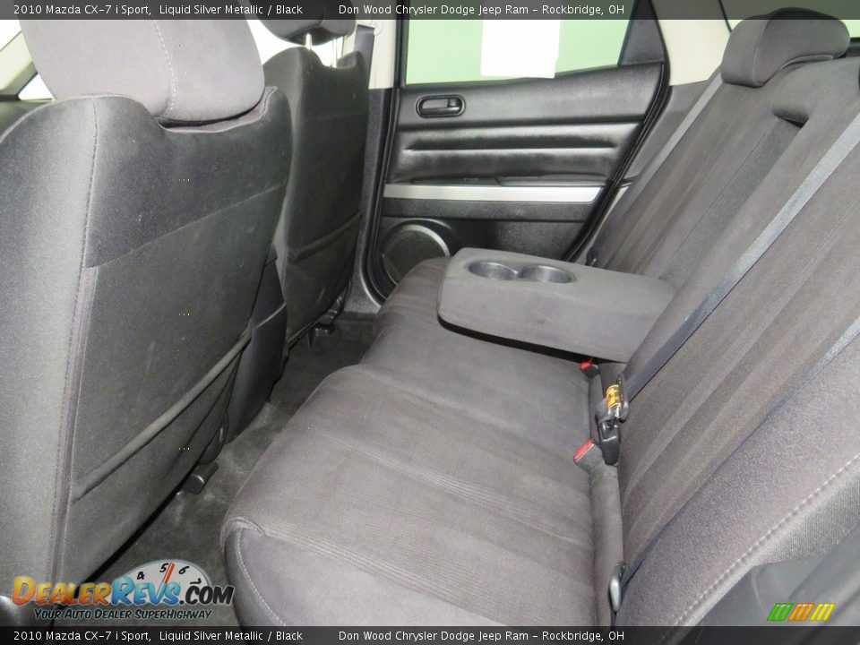 2010 Mazda CX-7 i Sport Liquid Silver Metallic / Black Photo #29