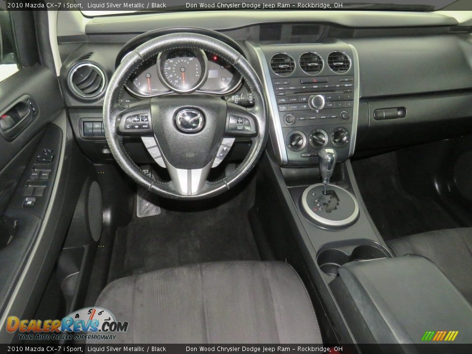 2010 Mazda CX-7 i Sport Liquid Silver Metallic / Black Photo #30