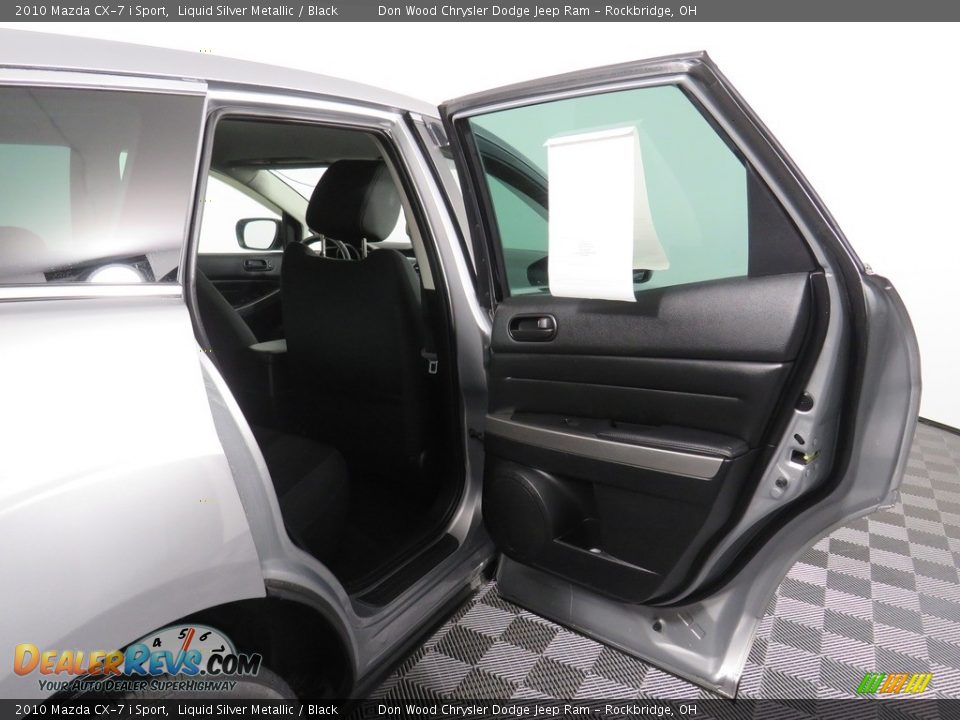 2010 Mazda CX-7 i Sport Liquid Silver Metallic / Black Photo #31