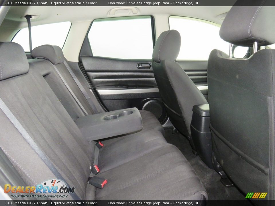 2010 Mazda CX-7 i Sport Liquid Silver Metallic / Black Photo #32
