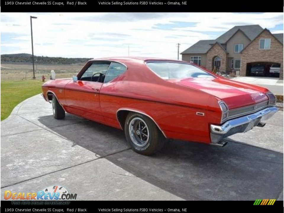 1969 Chevrolet Chevelle SS Coupe Red / Black Photo #1