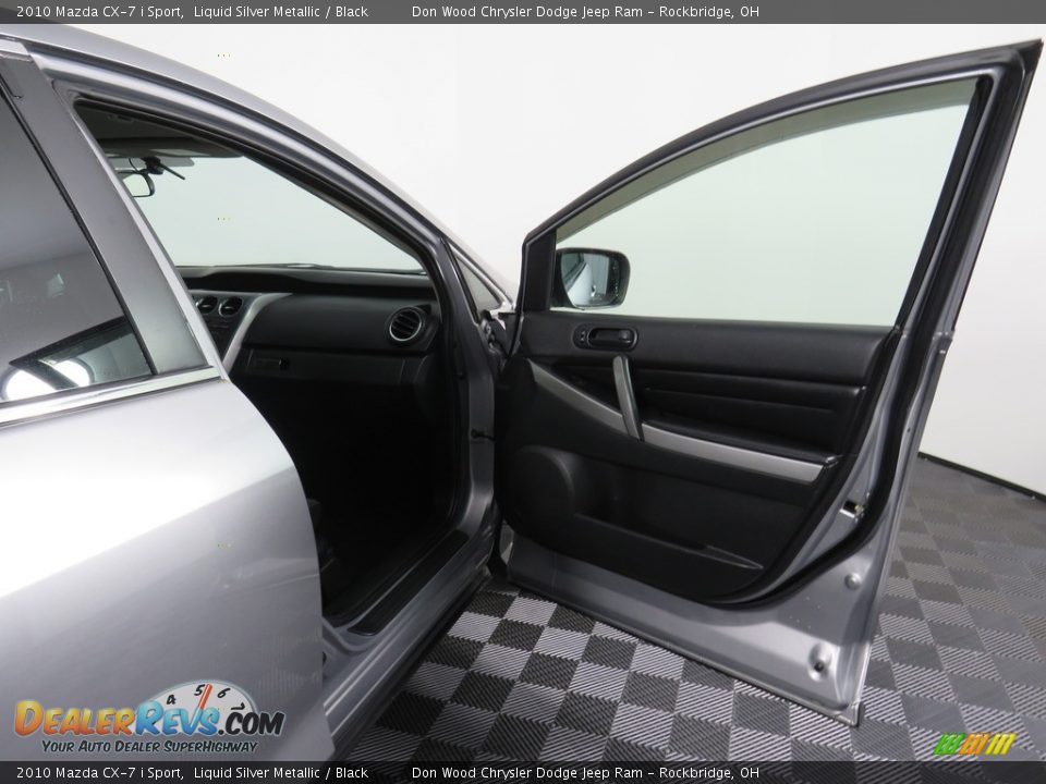 2010 Mazda CX-7 i Sport Liquid Silver Metallic / Black Photo #33