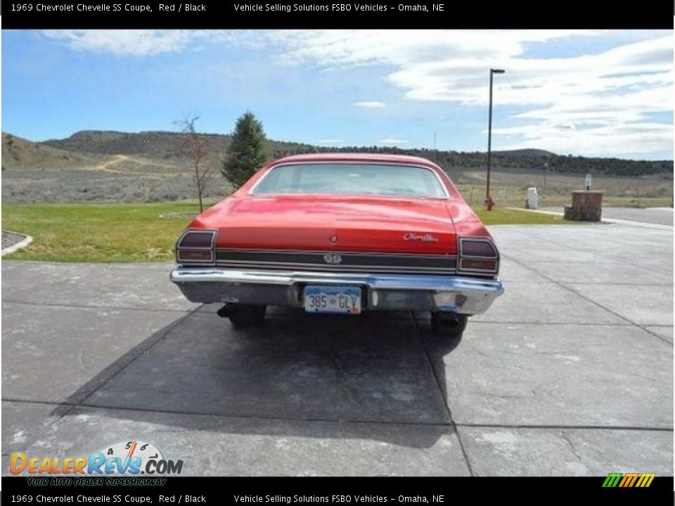 1969 Chevrolet Chevelle SS Coupe Red / Black Photo #2