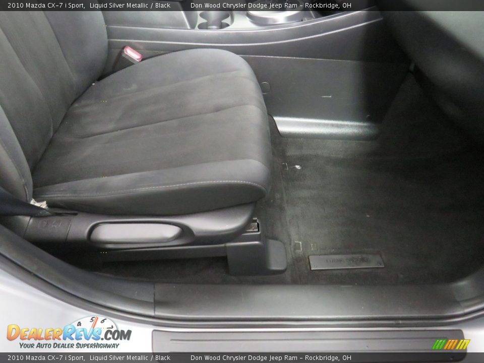 2010 Mazda CX-7 i Sport Liquid Silver Metallic / Black Photo #34
