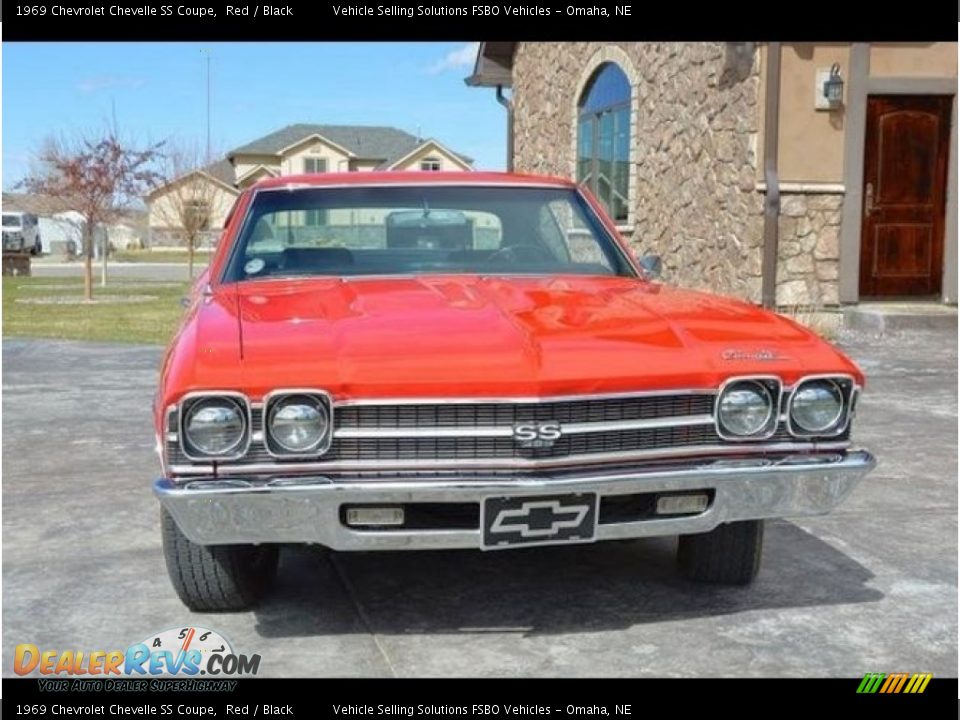 1969 Chevrolet Chevelle SS Coupe Red / Black Photo #6