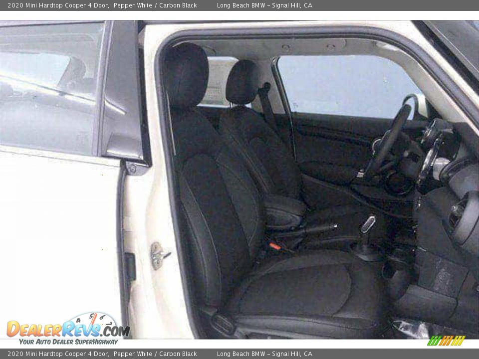 2020 Mini Hardtop Cooper 4 Door Pepper White / Carbon Black Photo #7