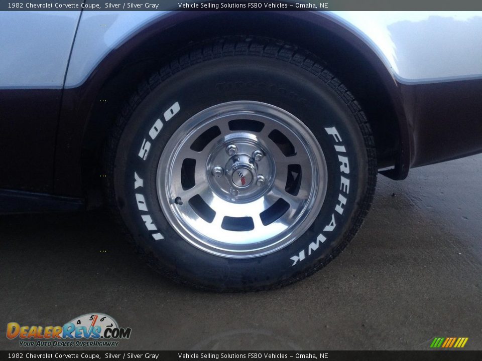 1982 Chevrolet Corvette Coupe Silver / Silver Gray Photo #2