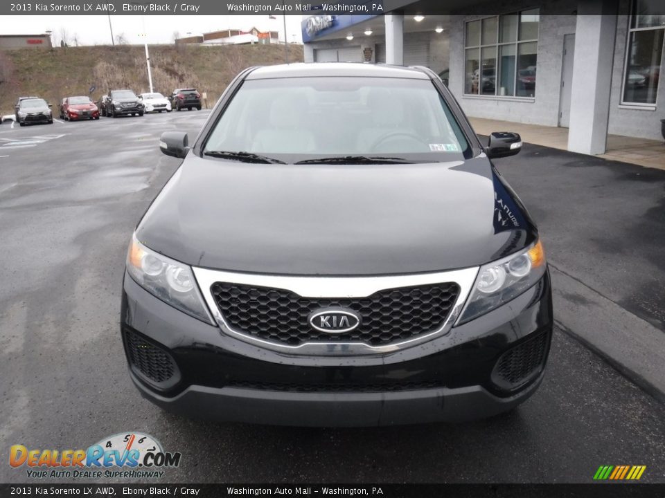 2013 Kia Sorento LX AWD Ebony Black / Gray Photo #4