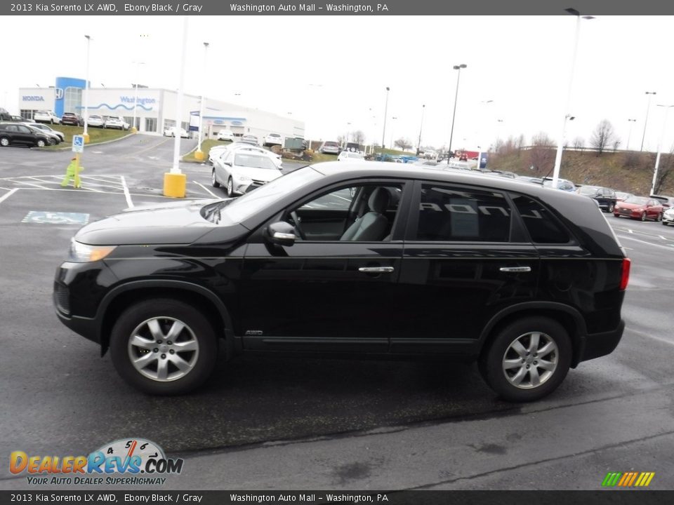 2013 Kia Sorento LX AWD Ebony Black / Gray Photo #6