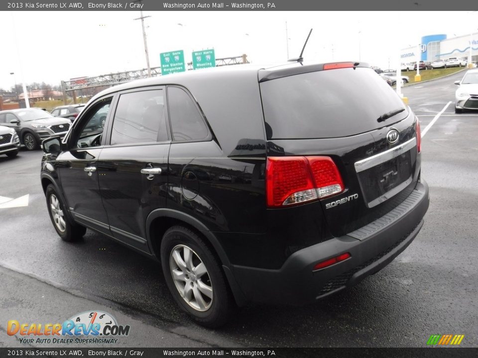 2013 Kia Sorento LX AWD Ebony Black / Gray Photo #7