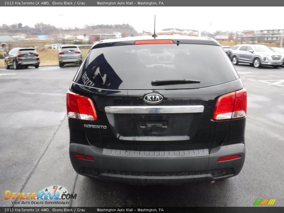 2013 Kia Sorento LX AWD Ebony Black / Gray Photo #8