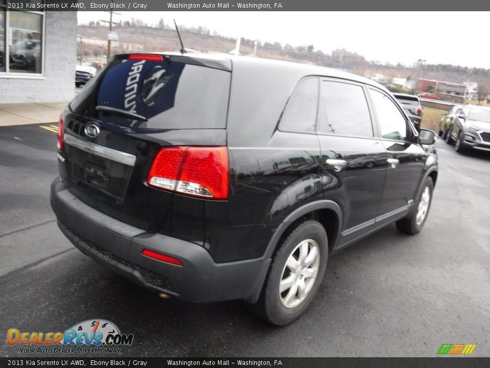 2013 Kia Sorento LX AWD Ebony Black / Gray Photo #9