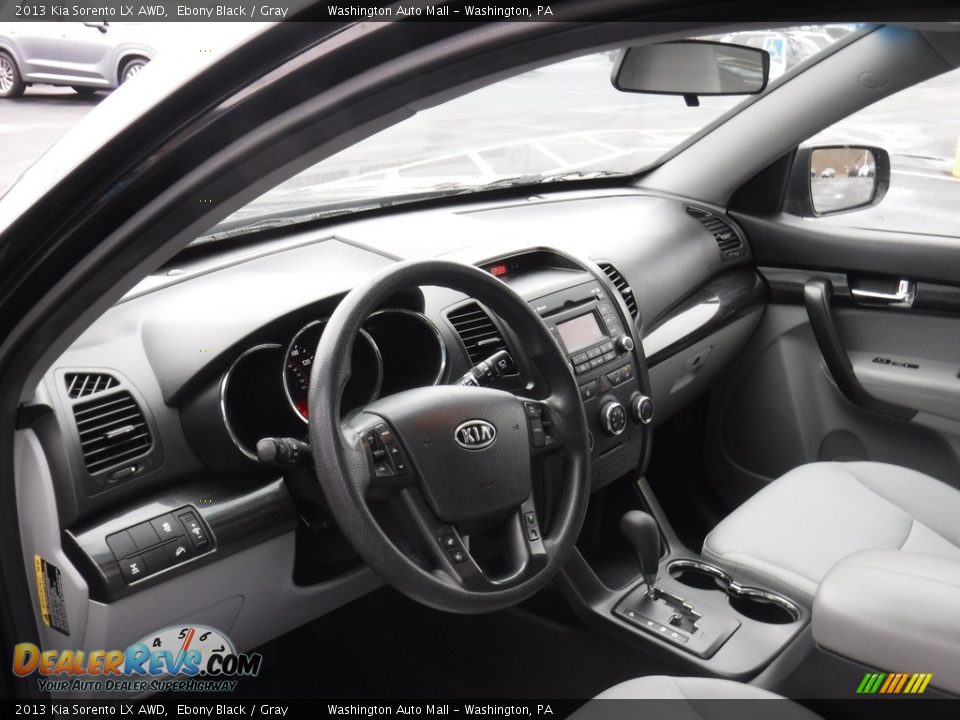 2013 Kia Sorento LX AWD Ebony Black / Gray Photo #10