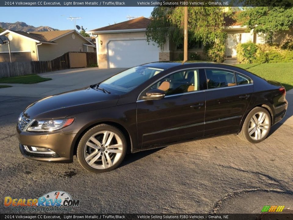 2014 Volkswagen CC Executive Light Brown Metallic / Truffle/Black Photo #1