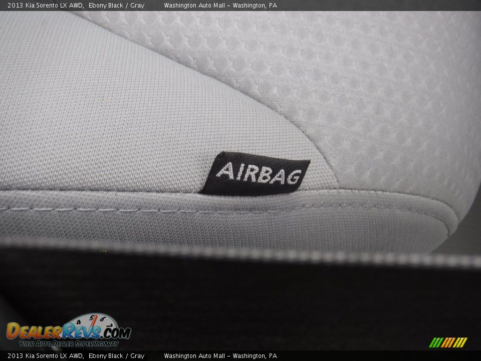 2013 Kia Sorento LX AWD Ebony Black / Gray Photo #12
