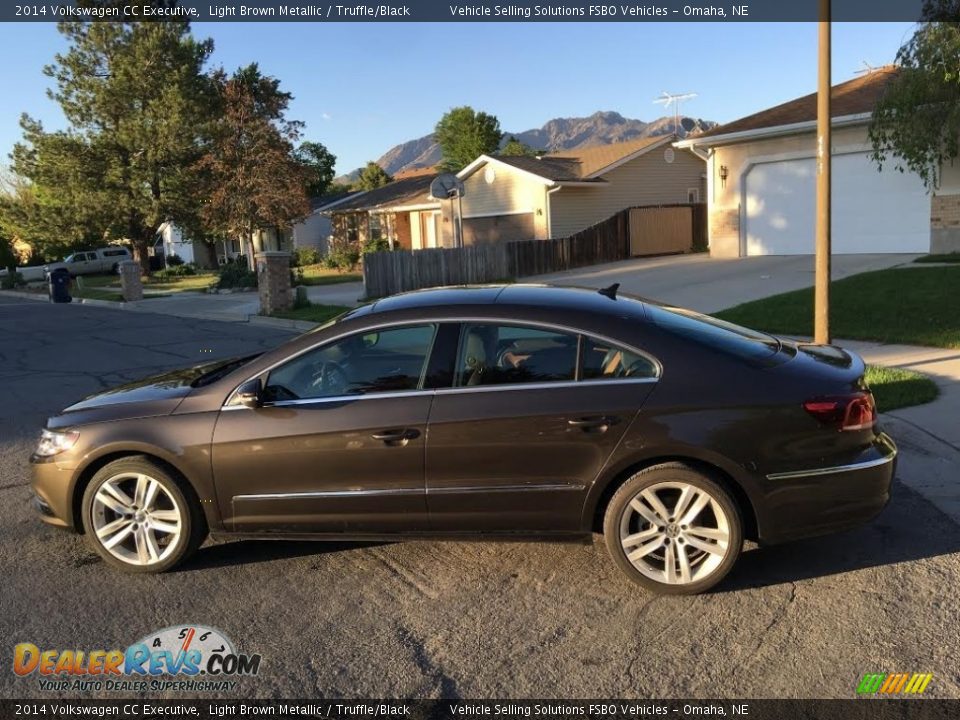 2014 Volkswagen CC Executive Light Brown Metallic / Truffle/Black Photo #2