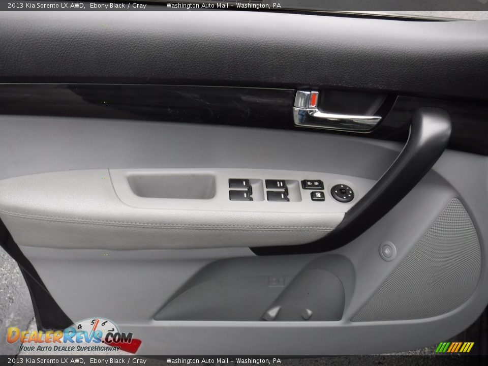 2013 Kia Sorento LX AWD Ebony Black / Gray Photo #13