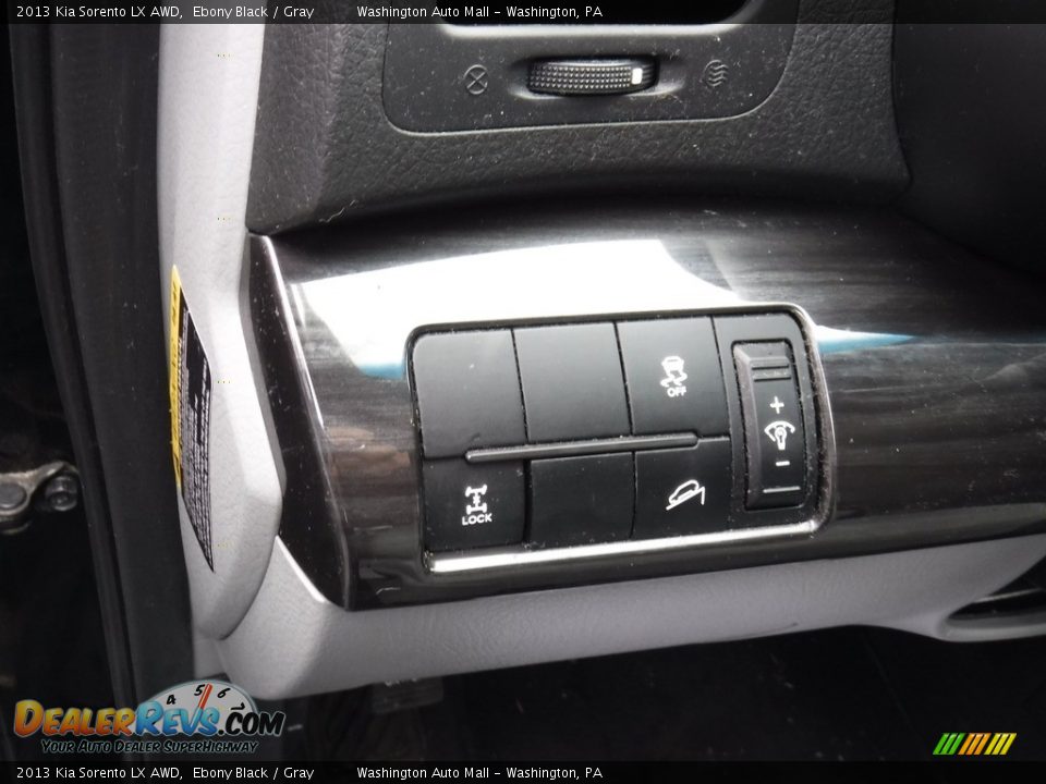 2013 Kia Sorento LX AWD Ebony Black / Gray Photo #14