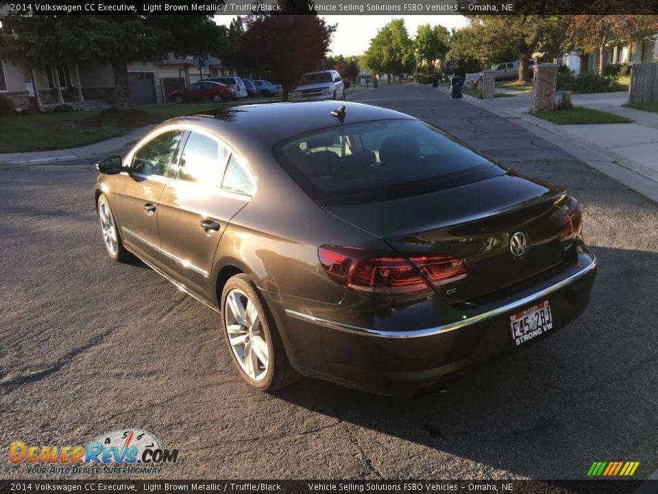 2014 Volkswagen CC Executive Light Brown Metallic / Truffle/Black Photo #3